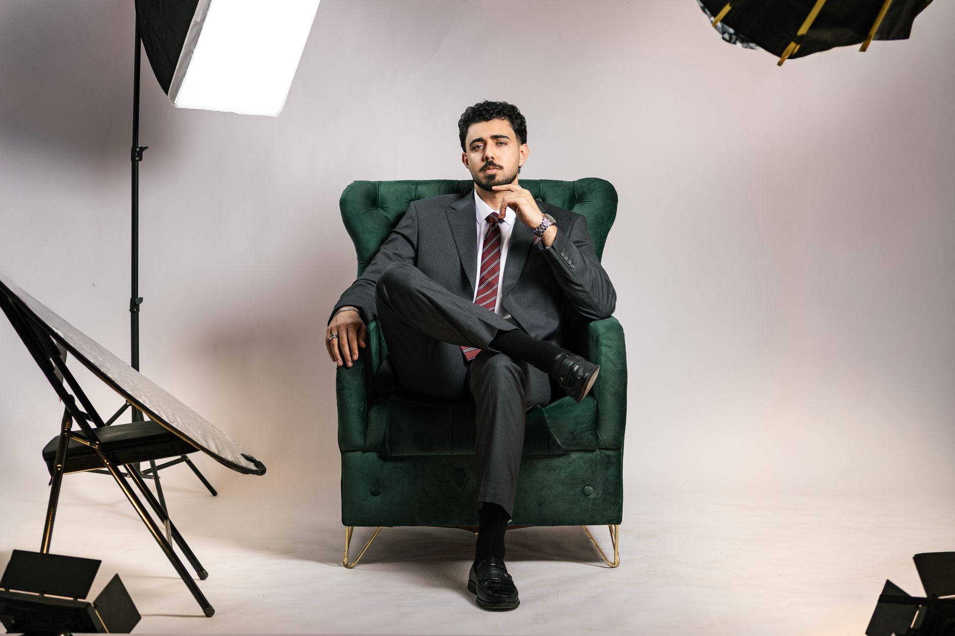 Professional corporate photography headshot executive portrait layout