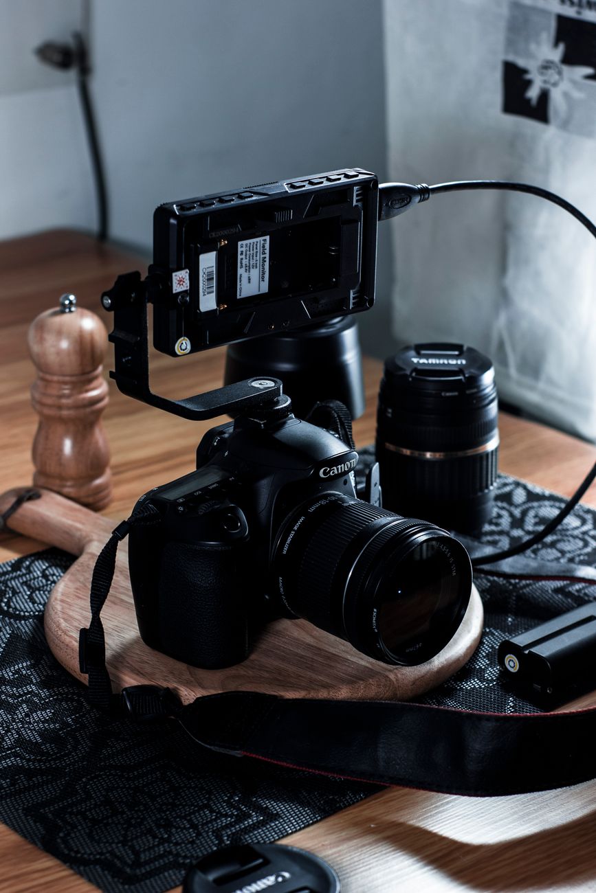 Local Irish business product photography setup with light tools